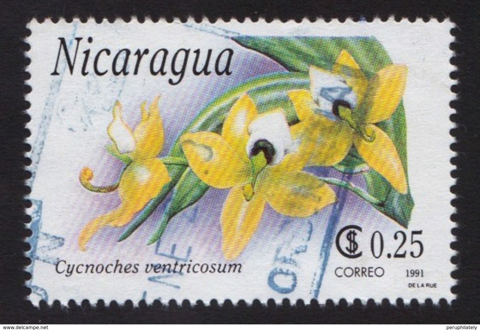 Nicaragua 1991, Orchids, V2, Used - Nicaragua