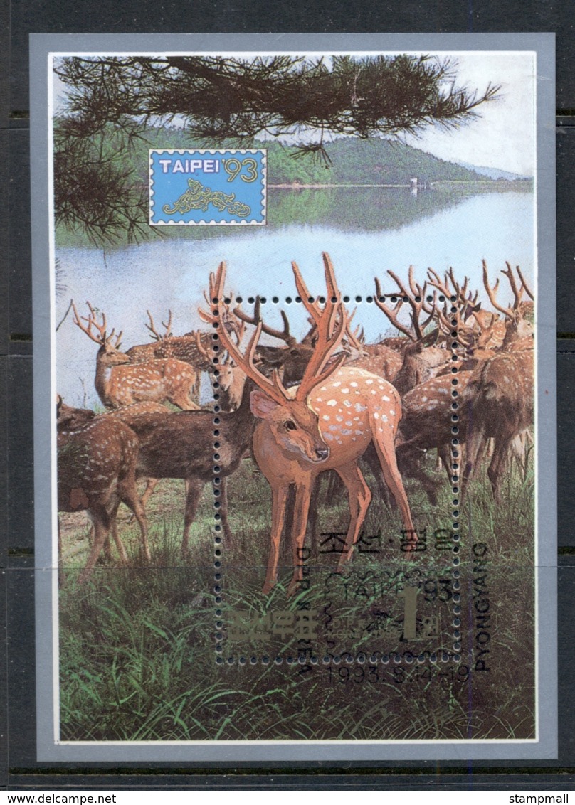 South East Asia 1993 Deer MS CTO - Korea, North