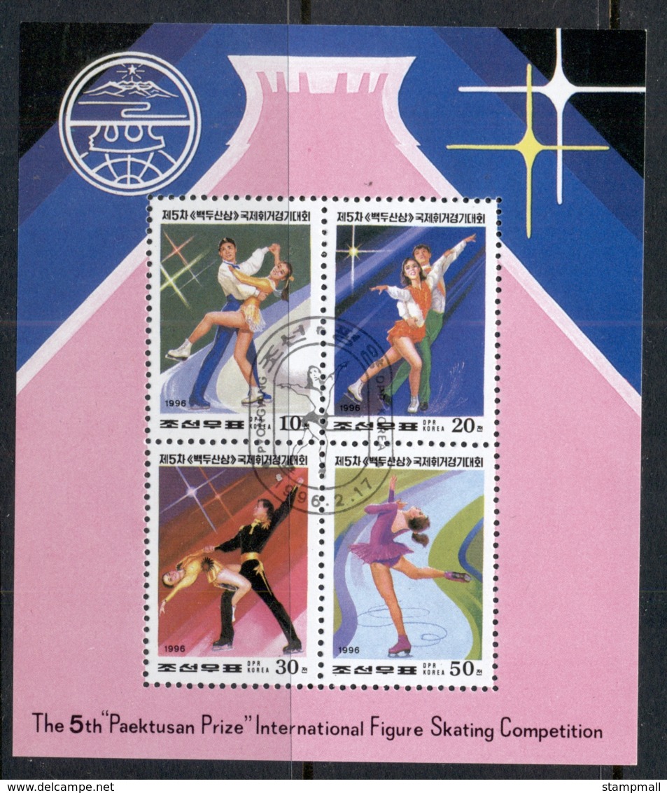 South East Asia 1996 Figure Skating MS CTO - Korea, North