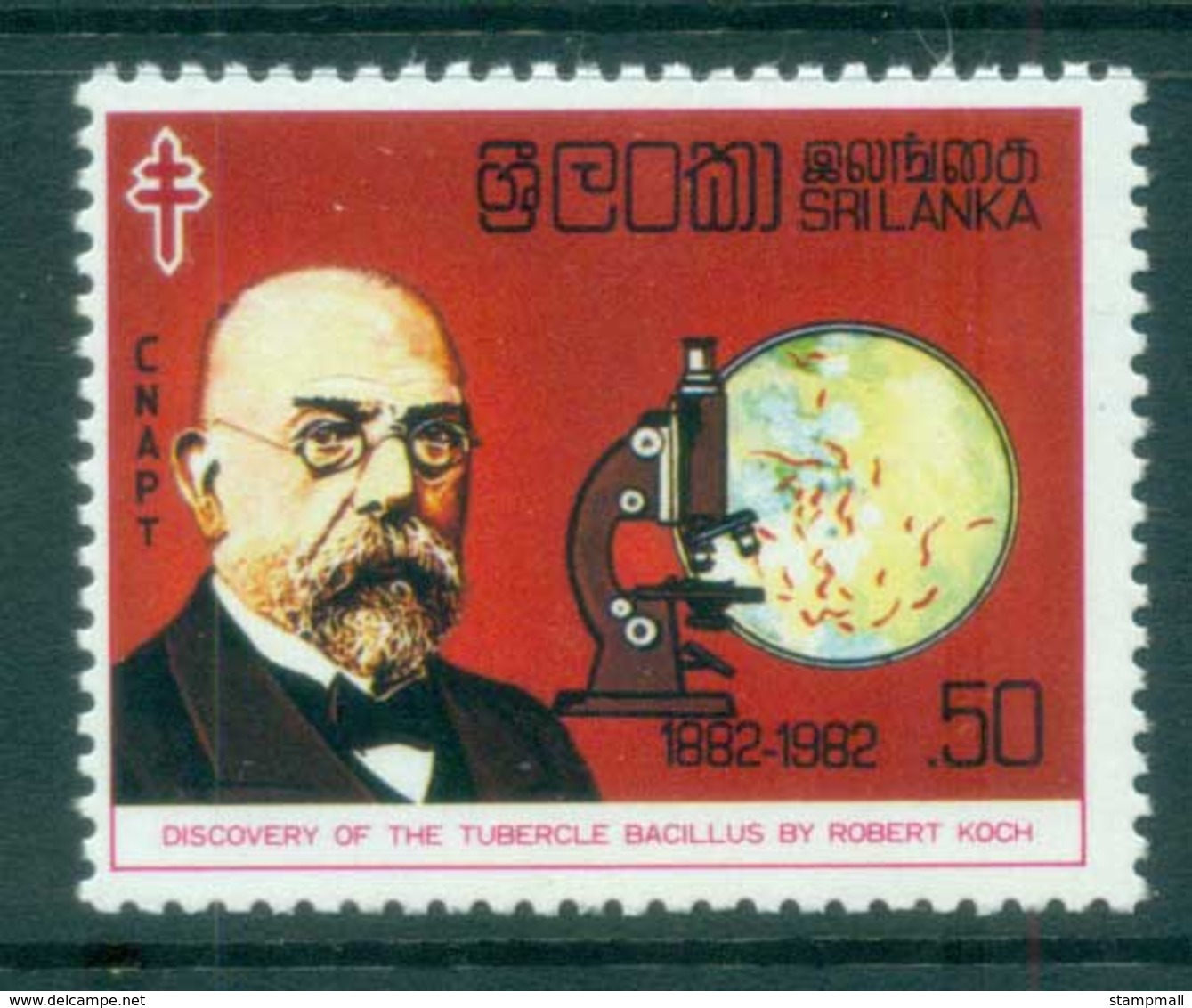 Sri Lanka 1982 TB Bacillus Centenary MUH Lot82441 - Sri Lanka (Ceylon) (1948-...)