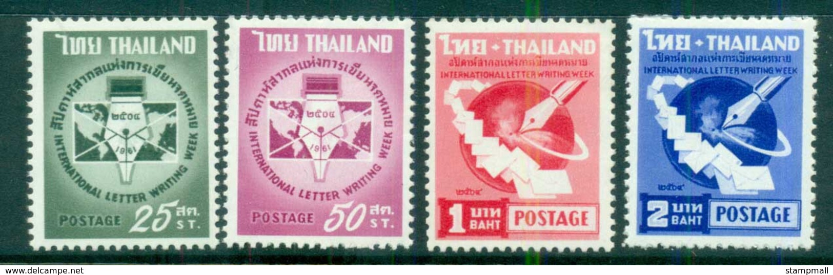 Thailand 1961 Intl. Letter Writing Week MLH - Thailand