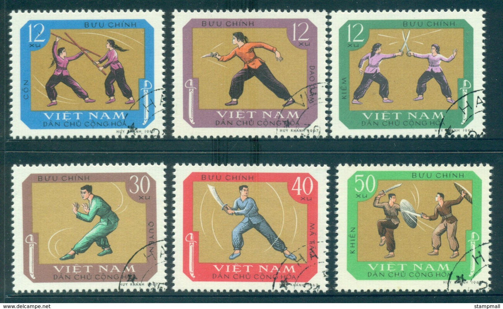 Vietnam North 1968 Martial Arts FU Lot33880 - Vietnam