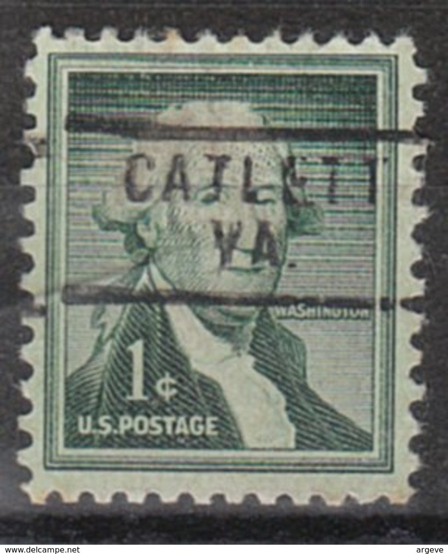 USA Precancel Vorausentwertung Preo, Locals Virginia, Catlett 729 - Precancels