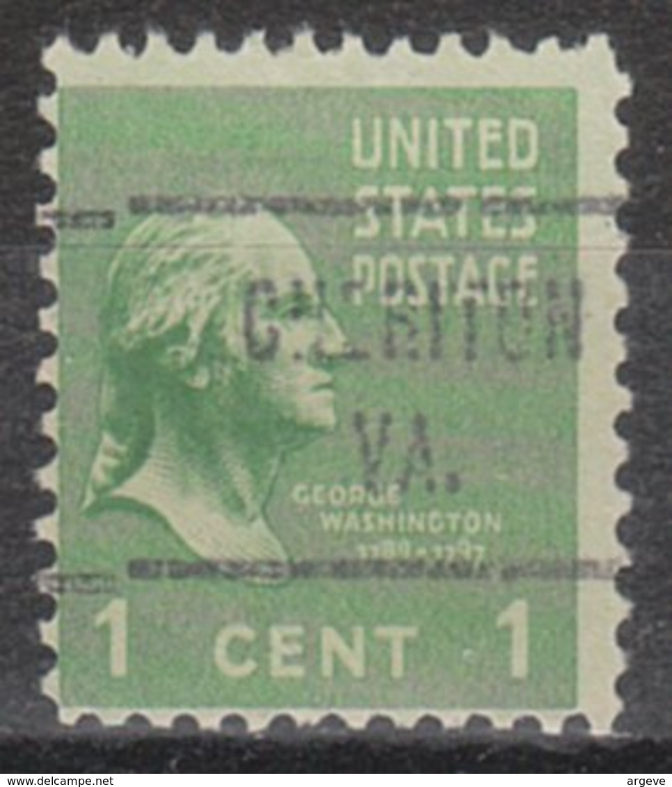 USA Precancel Vorausentwertung Preo, Locals Virginia, Cheriton 721 - Precancels