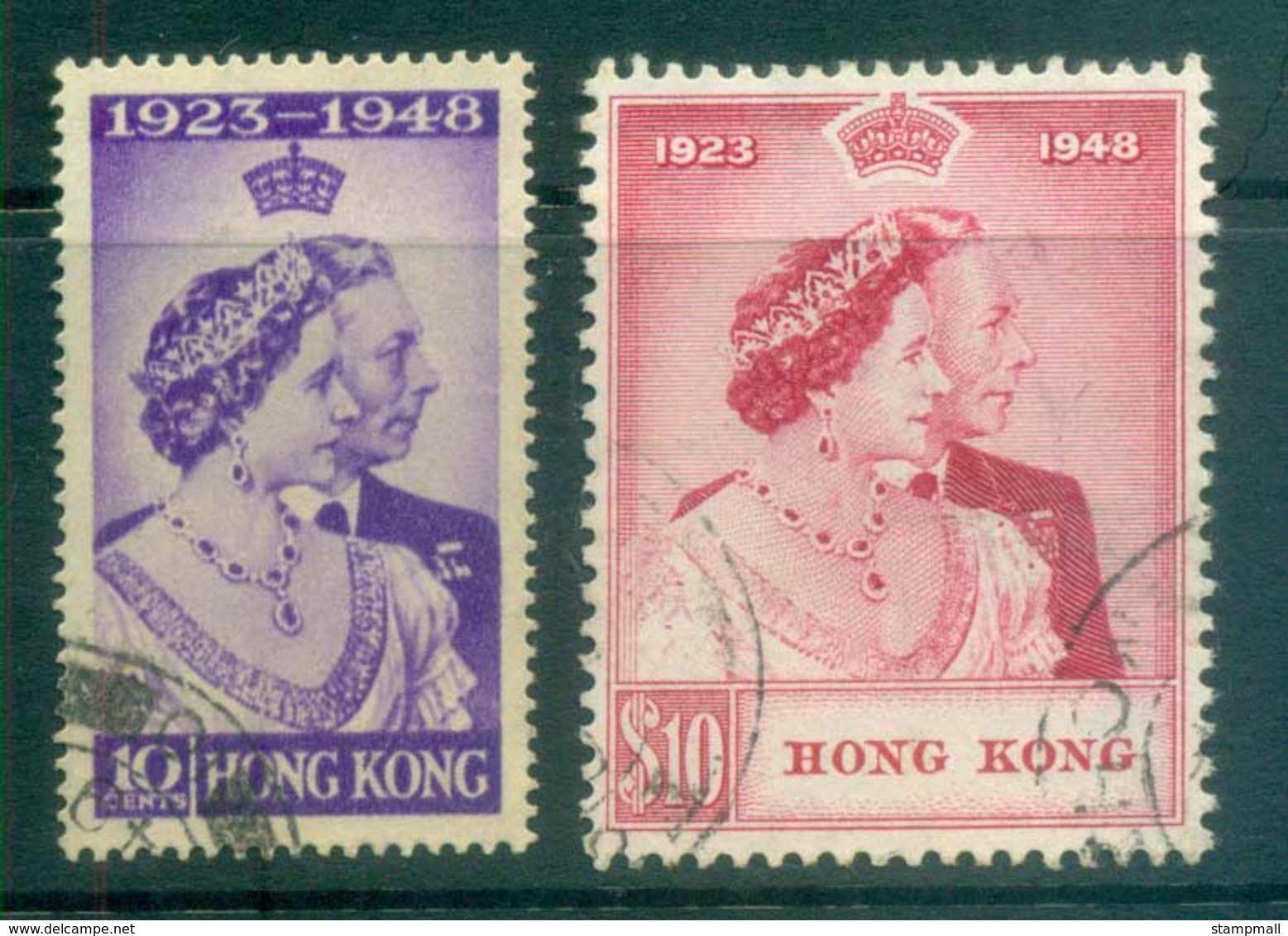 Hong Kong 1948 Silver Wedding FU Lot78167 - Other & Unclassified