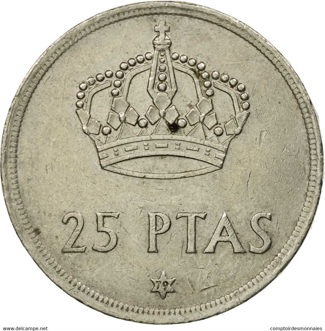 Monnaie, Espagne, Juan Carlos I, 25 Pesetas, 1979, TB+, Copper-nickel, KM:808 - 25 Pesetas