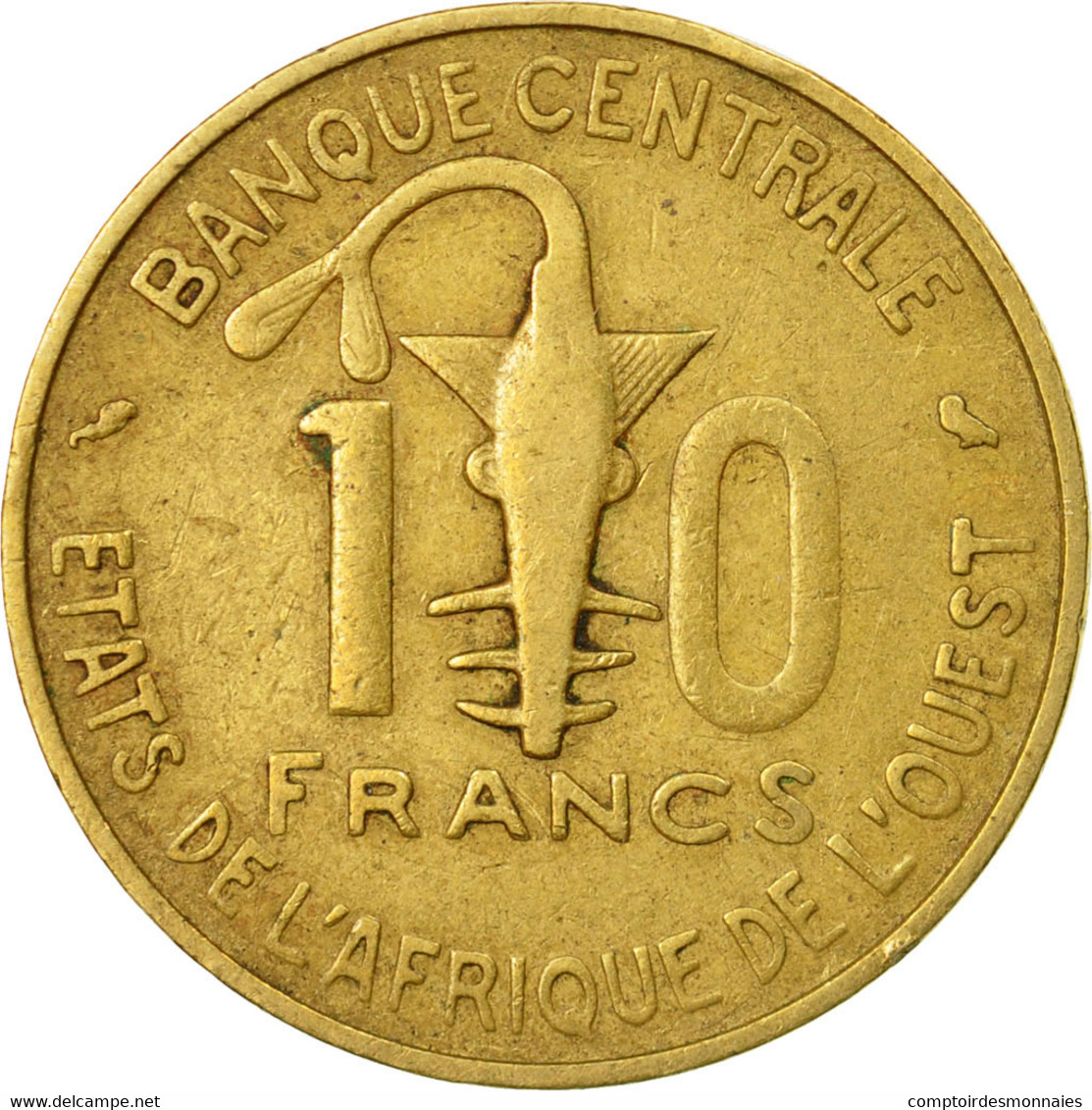 Monnaie, West African States, 10 Francs, 1970, Paris, TTB - Côte-d'Ivoire