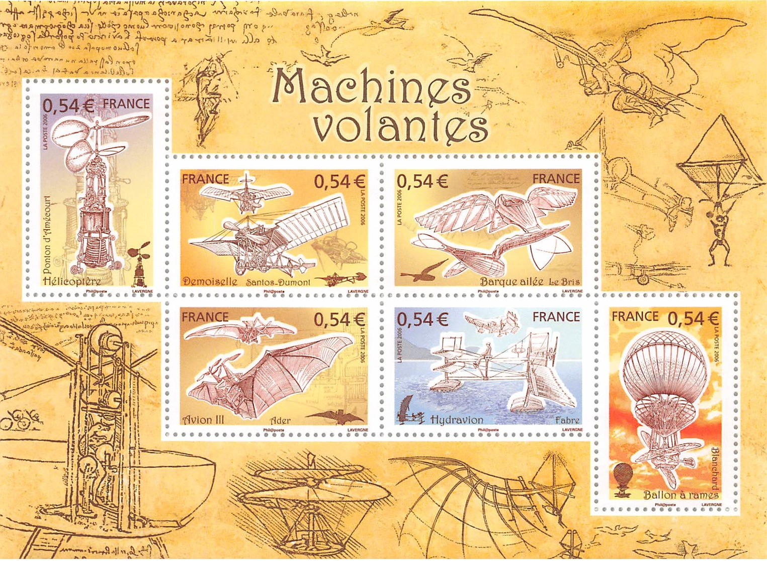 FRANCE   N°103** Les Machines Volantes - Neufs