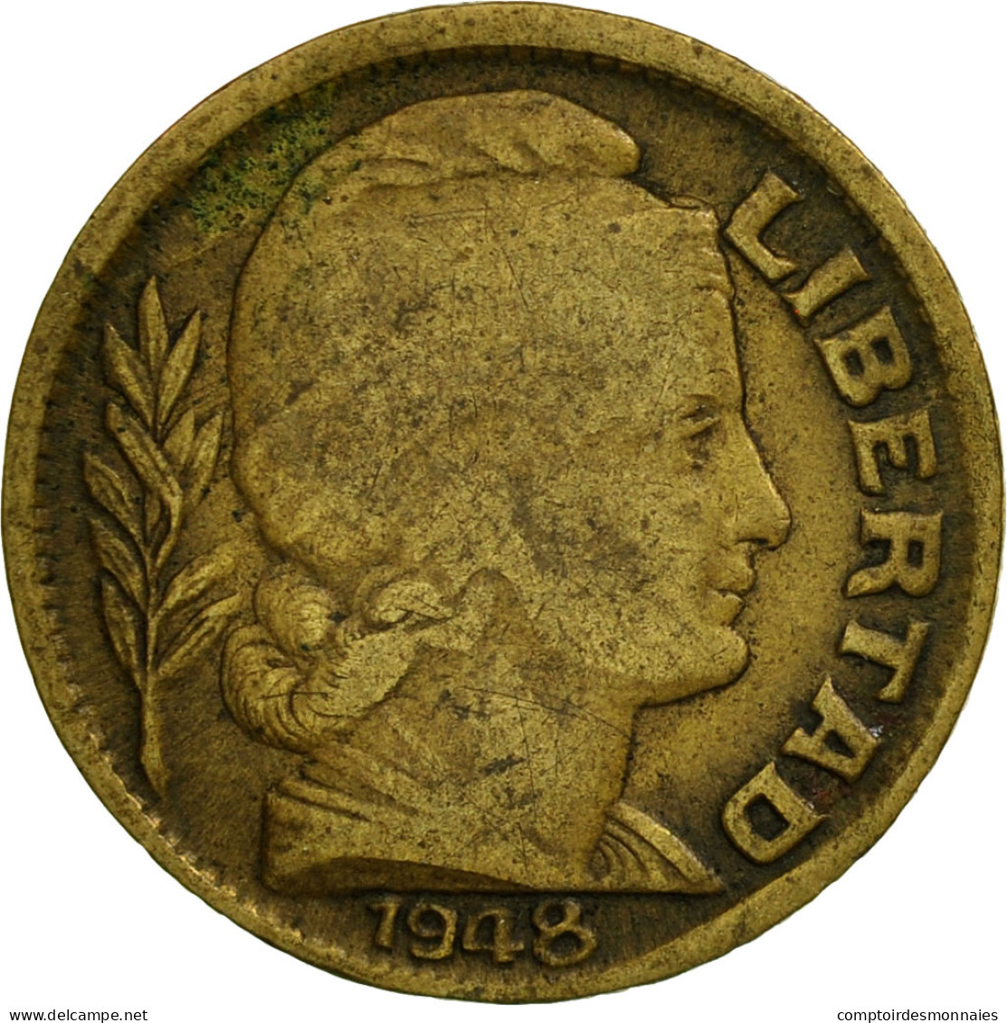 Monnaie, Argentine, 10 Centavos, 1948, TTB, Aluminum-Bronze, KM:41 - Argentine