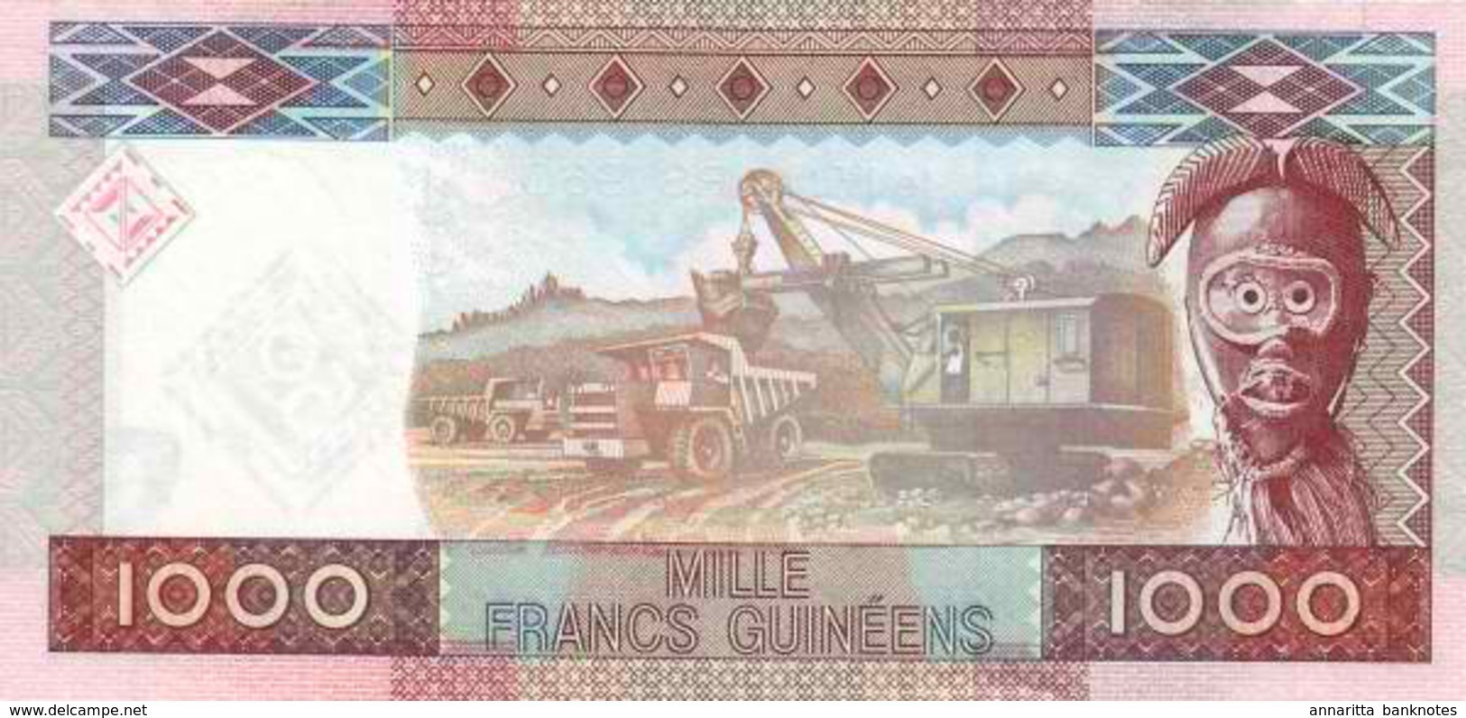 GUINÉE 1000 FRANCS 2010 P-43 NEUF COMMÉMORATIF [GN333a] - Guinée