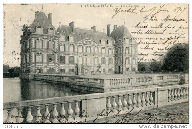 D76 - Cany Barville  - Le Château  - Carte Précurseur : Achat Immédiat - Cany Barville