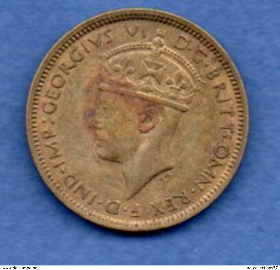 British West Africa   - 1 Shilling 1943  -  Km# 23 -  état  TTB+  --  1 Coup Tranche - Colonies