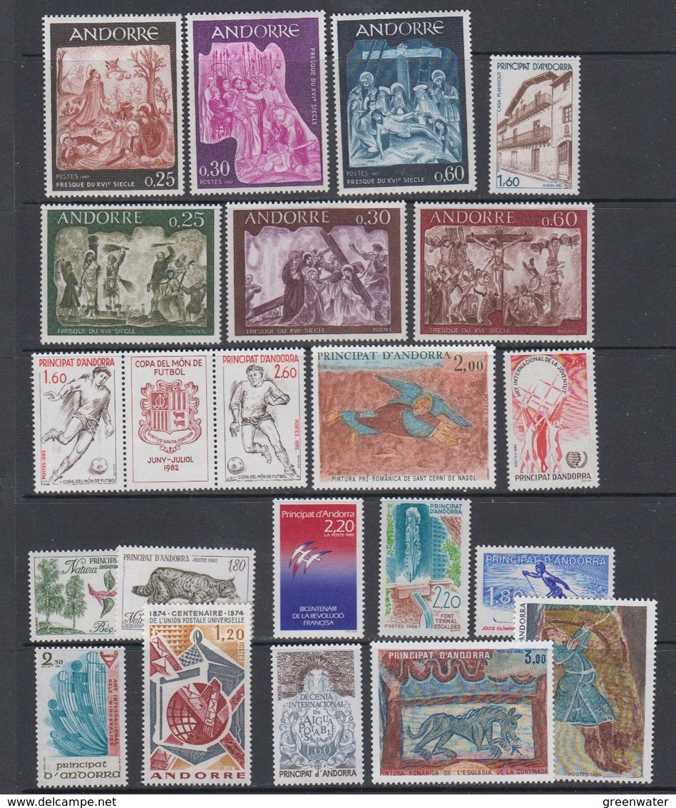 Andorra Fr 21v ** Mnh (see Scan) (40658A) - Ongebruikt