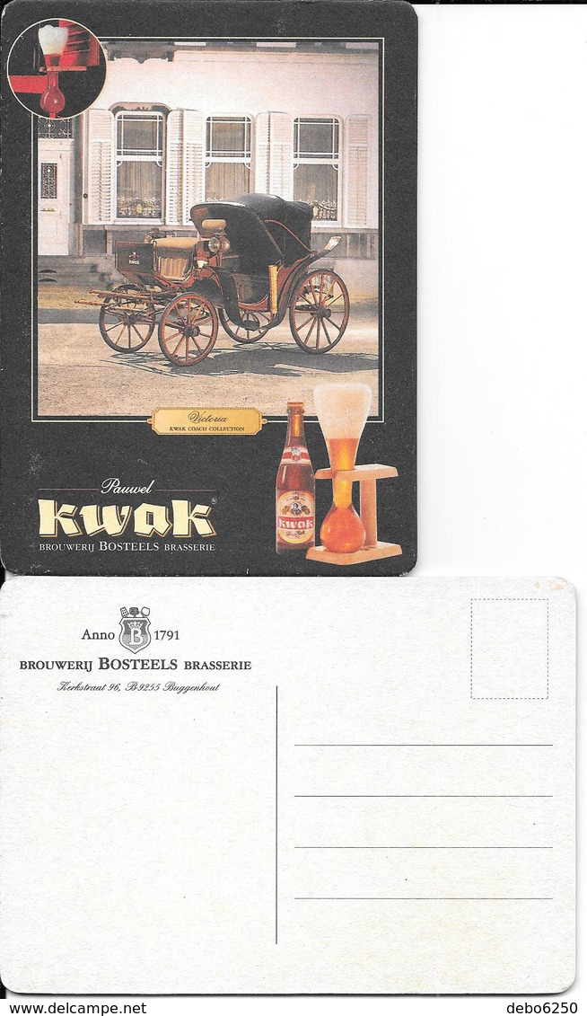 Sous-BOCK Carte Postale BOSTEELS Brasserie - Cafés