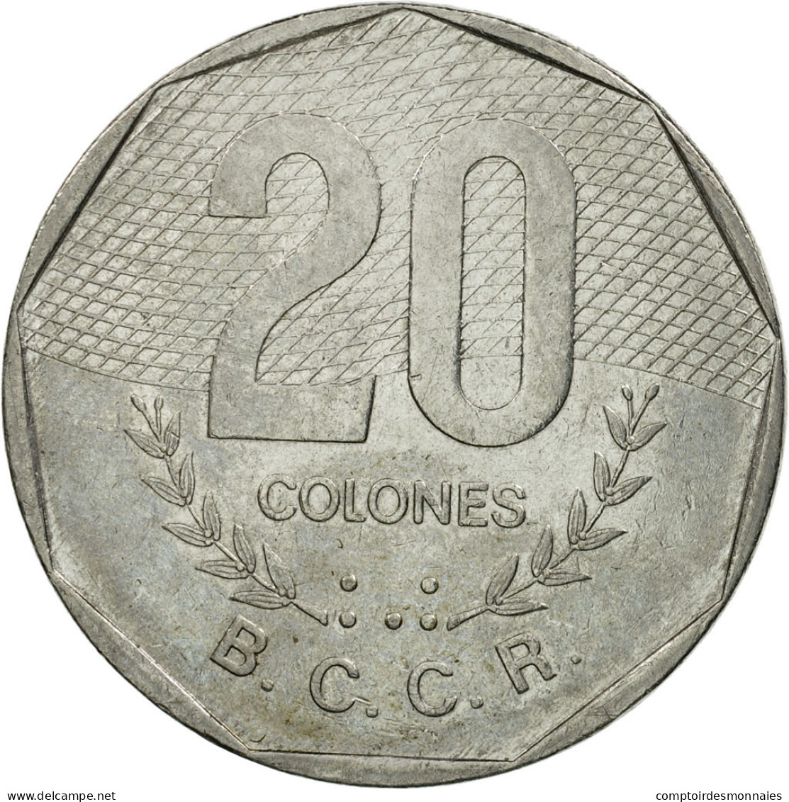 Monnaie, Costa Rica, 20 Colones, 1983, TTB, Stainless Steel, KM:216.1 - Costa Rica