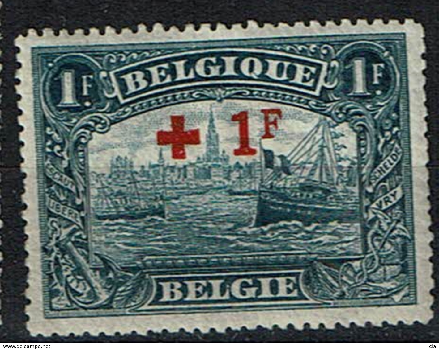 160  **  125 - 1918 Croix-Rouge