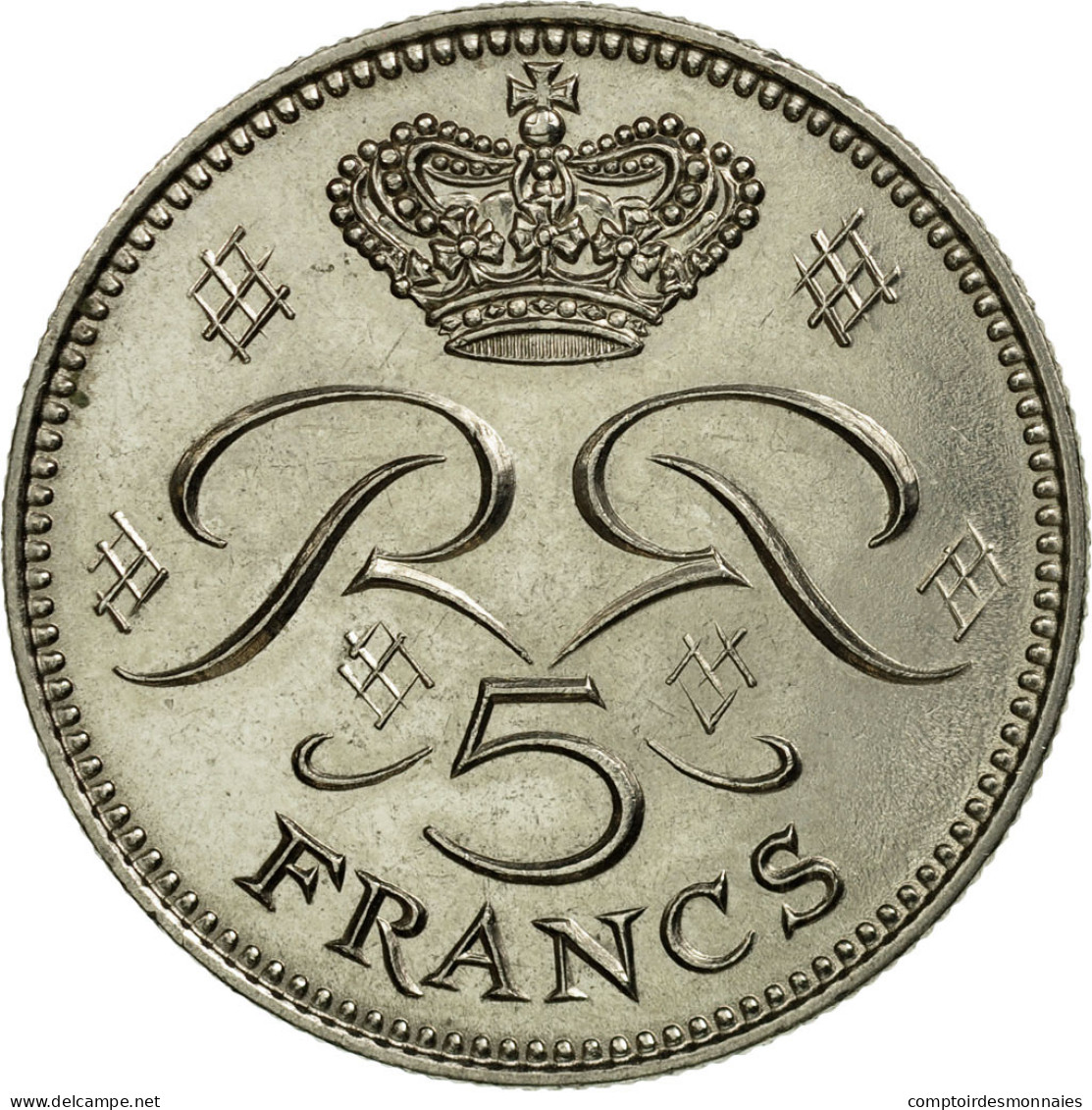 Monnaie, Monaco, Rainier III, 5 Francs, 1971, SUP, Copper-nickel, KM:150 - 1960-2001 Nouveaux Francs
