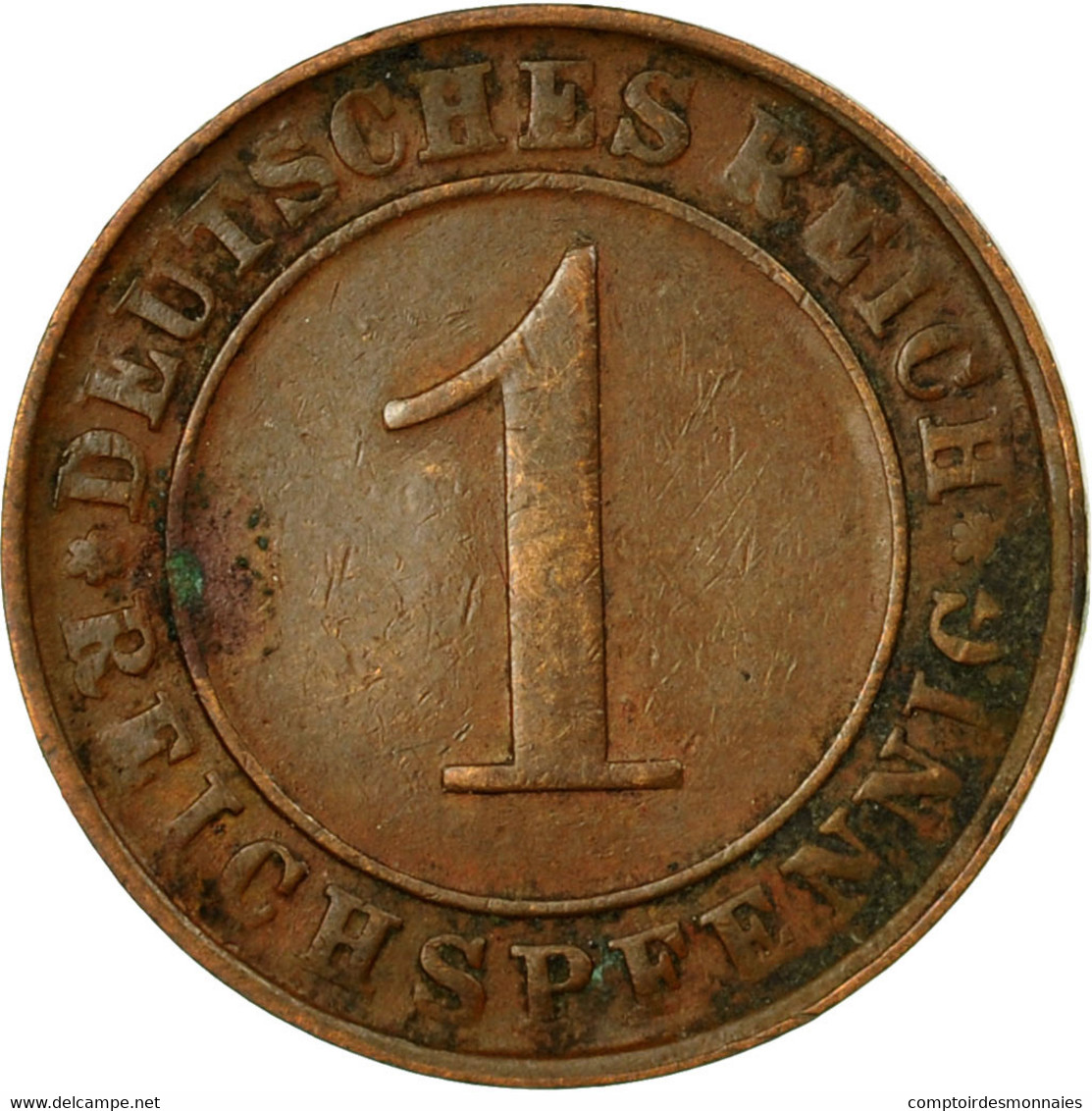 Monnaie, Allemagne, République De Weimar, Reichspfennig, 1924, Munich, TTB - 1 Rentenpfennig & 1 Reichspfennig