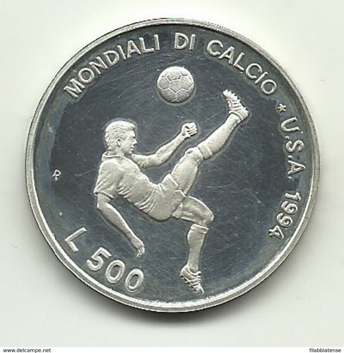 1994 - San Marino 500 Lire Mondiali Di Calcio - San Marino