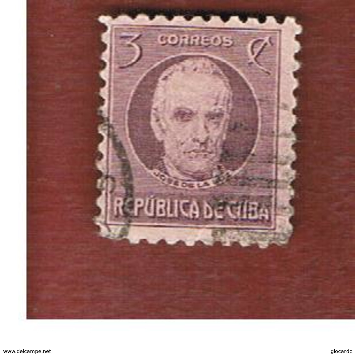 CUBA -SG  338  -  1917 J. DE LA LUZ   - USED - Usados