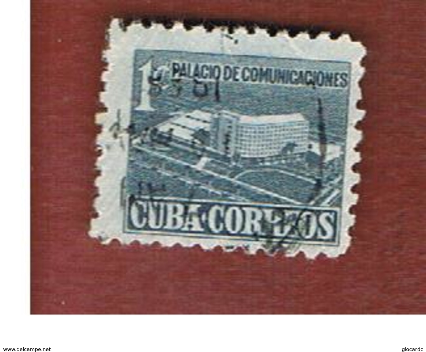 CUBA -SG  583  -  1952   REBUILDING FUND    - USED - Usati