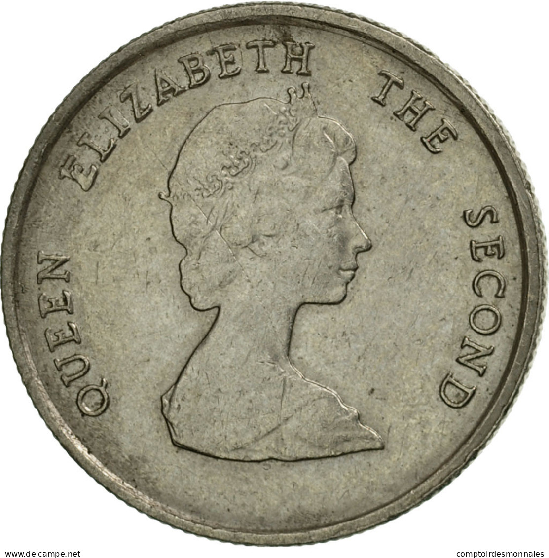 Monnaie, Etats Des Caraibes Orientales, Elizabeth II, 10 Cents, 1986, TTB - Caraibi Britannici (Territori)
