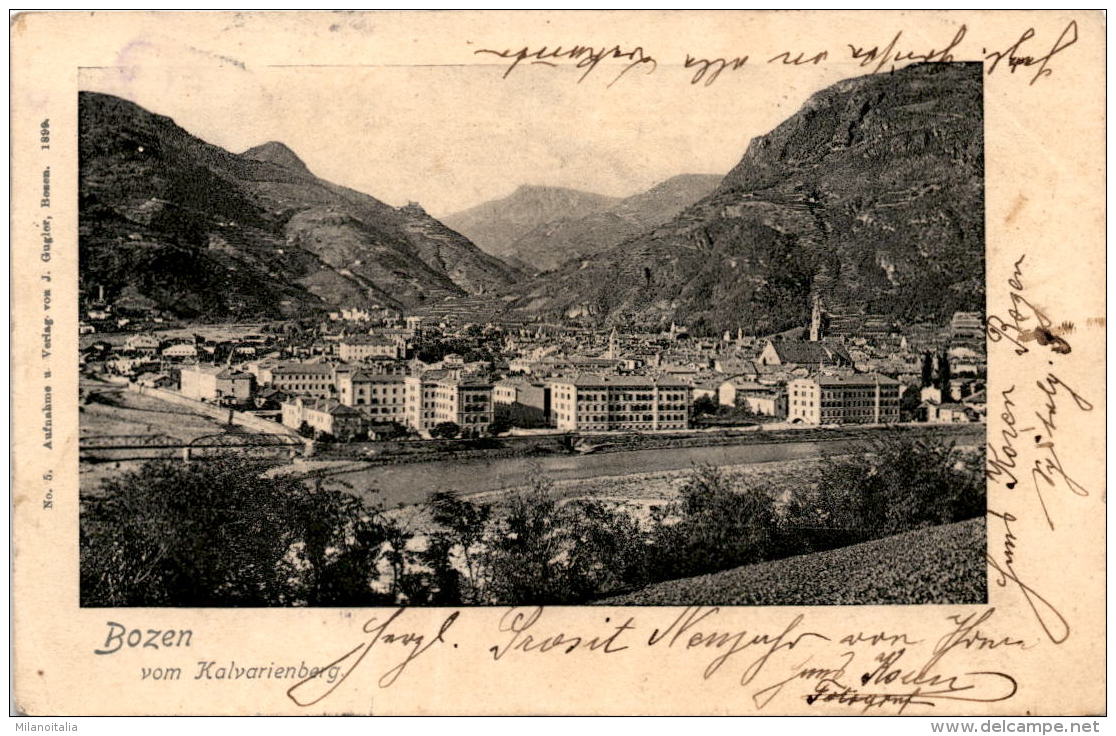 Bozen Vom Kalvarienberg (5) * 29. 12. 1899 - Bolzano (Bozen)