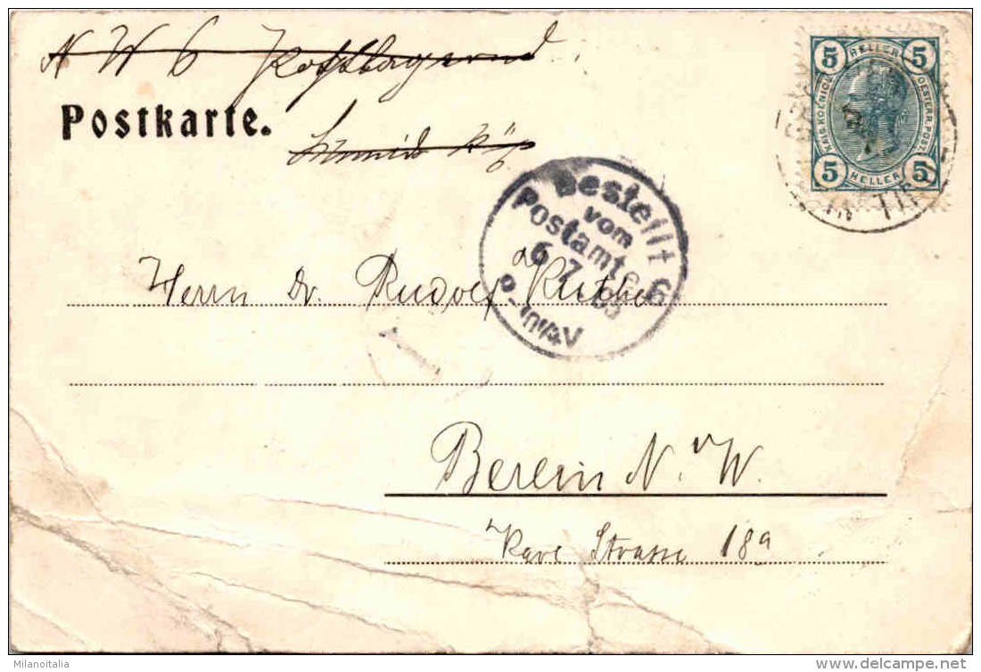 Gasthof Brennerpost (3859) * 5. 7. 1905 - Altri & Non Classificati