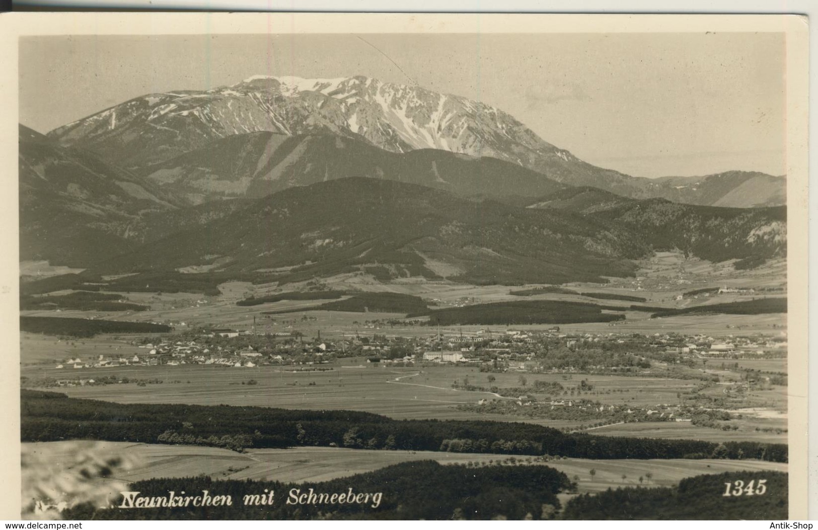 Neunkirchen V. 1962  Dorfansicht Mit Schneeberg  (1272) - Neunkirchen