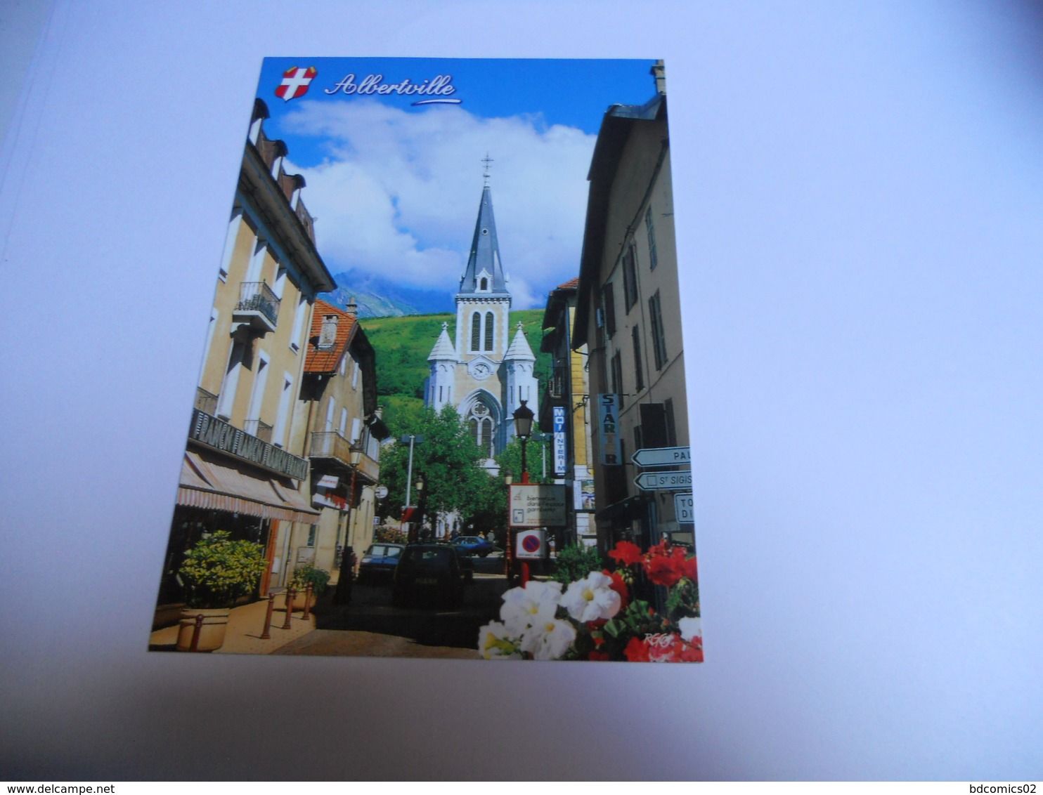 73 SAVOIE CARTE COULEUR MULTI ALBERTVILLE LA RUE GAMBETTA EDIT EDY CHAMBERY - Albertville