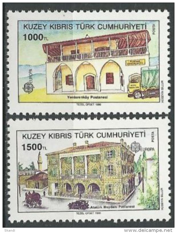 TÜRK. ZYPERN 1990 Mi-Nr. 273/74 ** MNH - CEPT - Unused Stamps