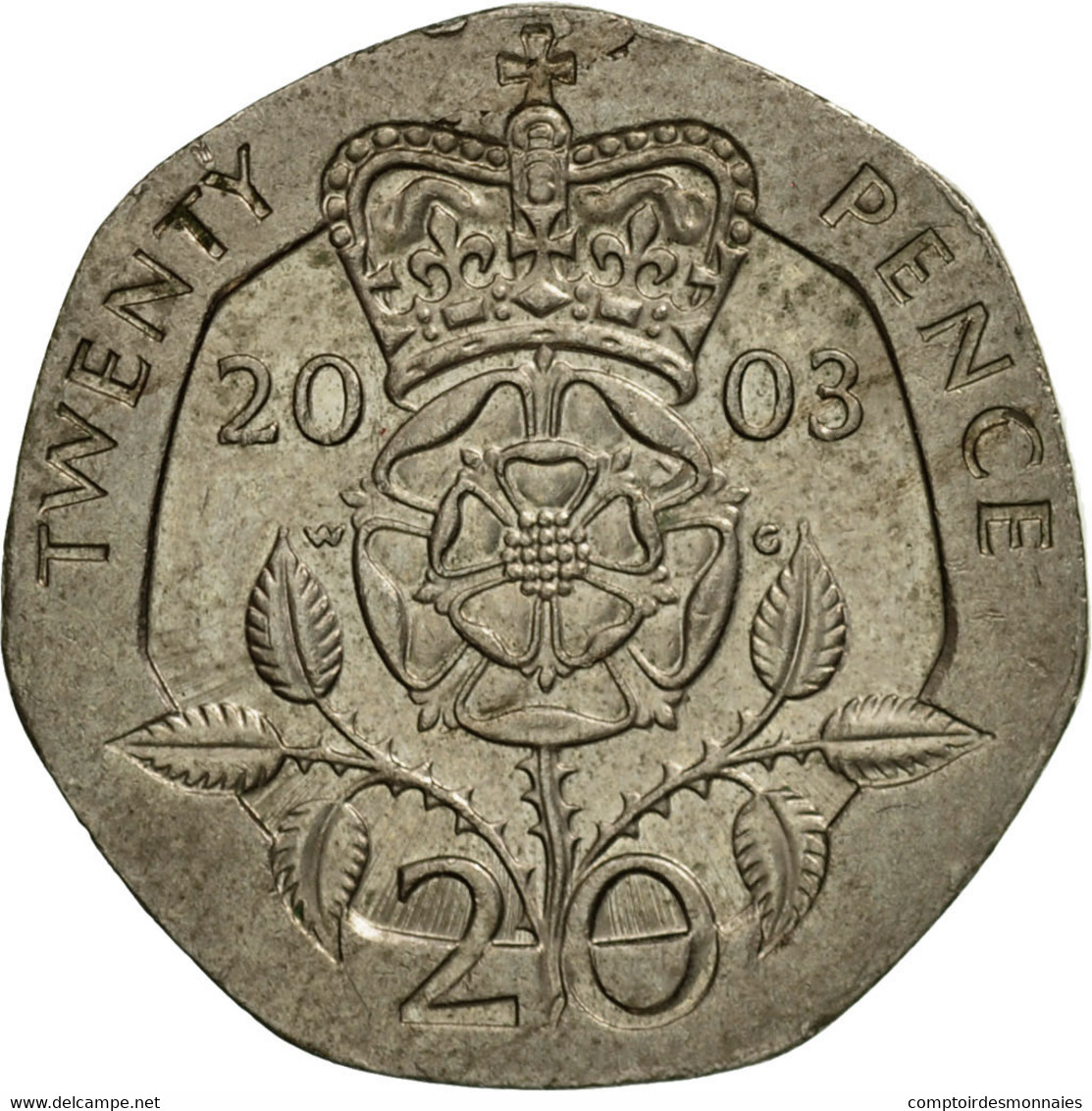 Monnaie, Grande-Bretagne, Elizabeth II, 20 Pence, 2003, TB+, Copper-nickel - 20 Pence