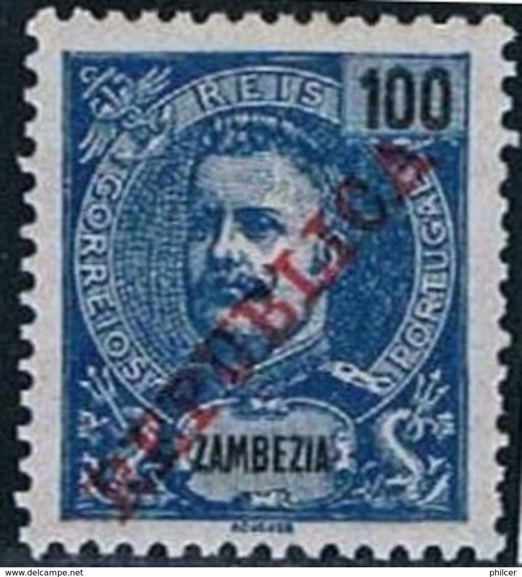 Zambeze, 1911, # 63, MH - Zambezia