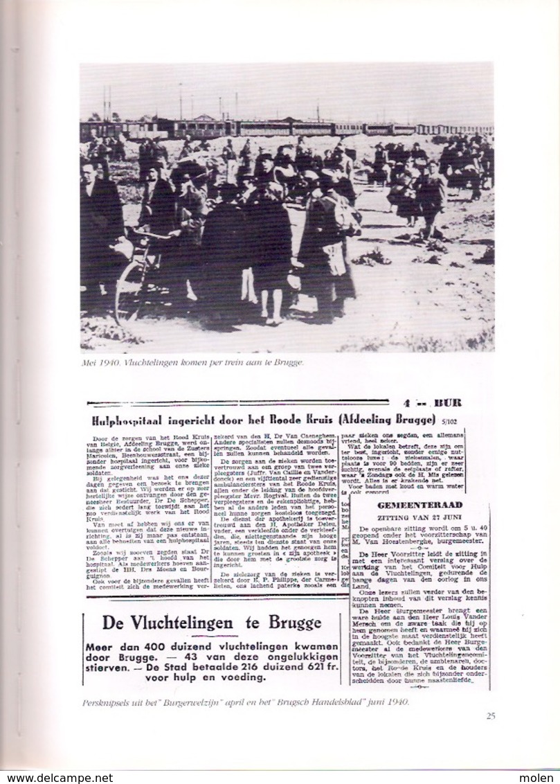 125 JAAR RODE KRUIS AFDELING BRUGGE jubileumboek 1870-1995 97pp ©1995 heemkunde geschiedenis croix rouge red cross Z469