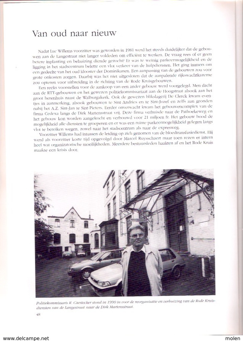 125 JAAR RODE KRUIS AFDELING BRUGGE jubileumboek 1870-1995 97pp ©1995 heemkunde geschiedenis croix rouge red cross Z469