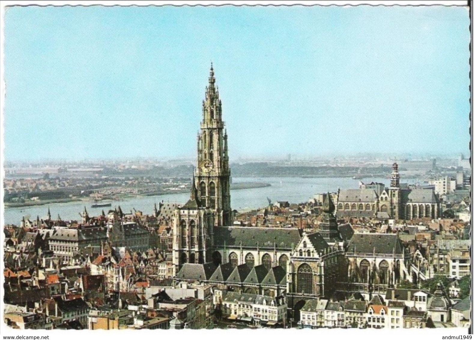 ANVERS-ANTWERPEN - Panorama - Oblitération De 1972 - Antwerpen