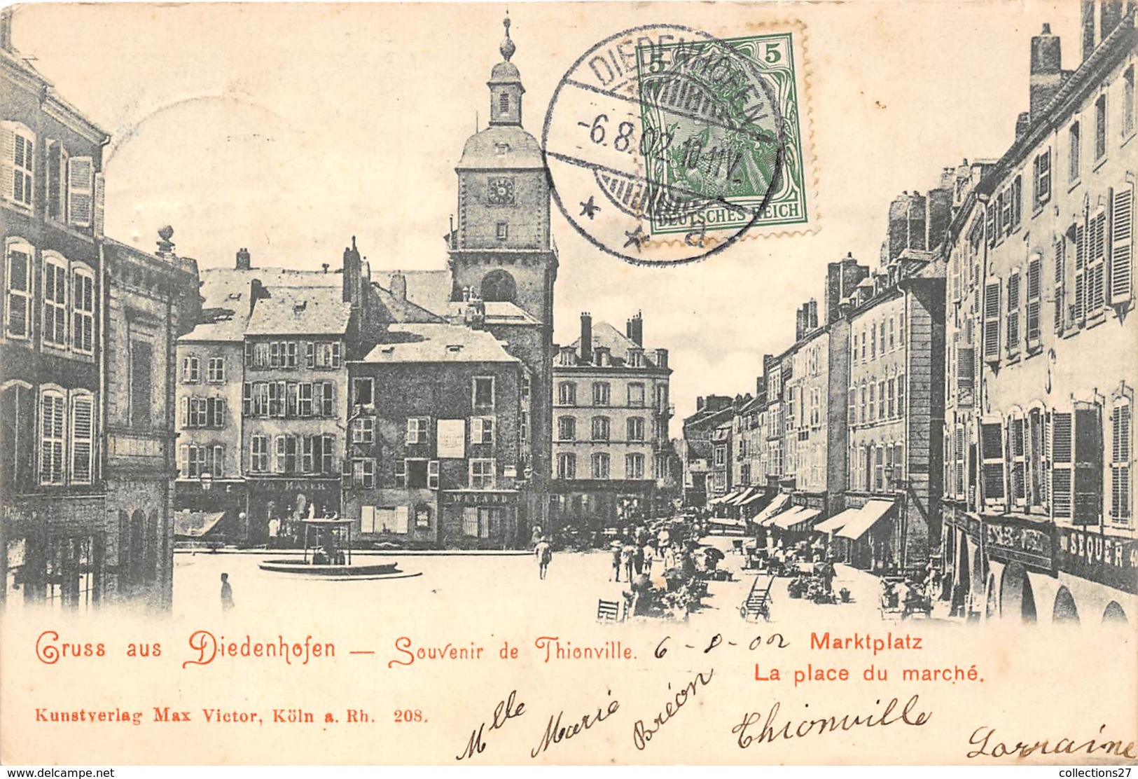 57-THIONVILLE- LA PLACE DU MARCHE - Thionville