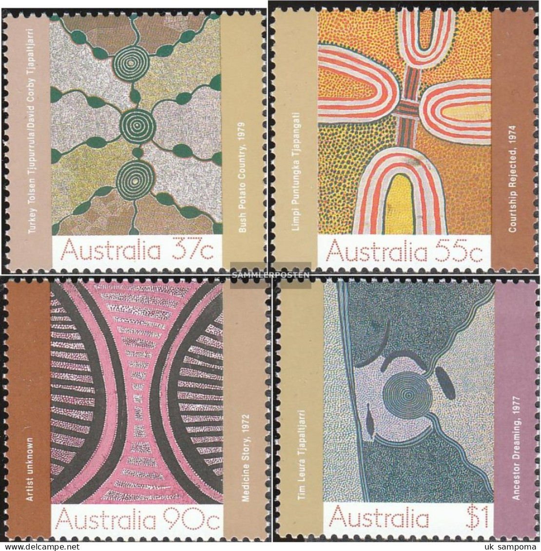 Australia 1119-1122 (complete Issue) Unmounted Mint / Never Hinged 1988 Paintings - Mint Stamps