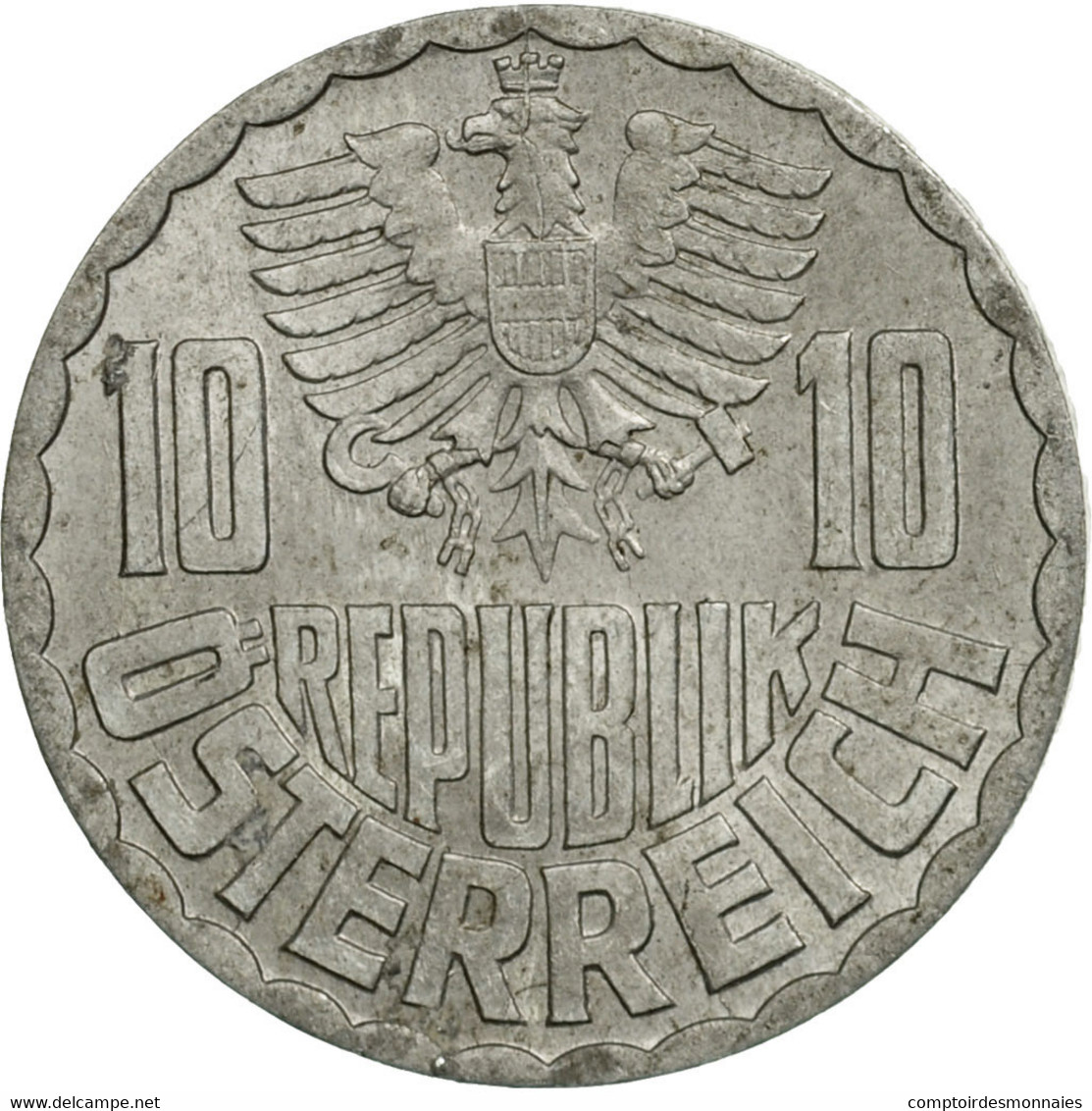 Monnaie, Autriche, 10 Groschen, 1965, Vienna, TB+, Aluminium, KM:2878 - Autriche