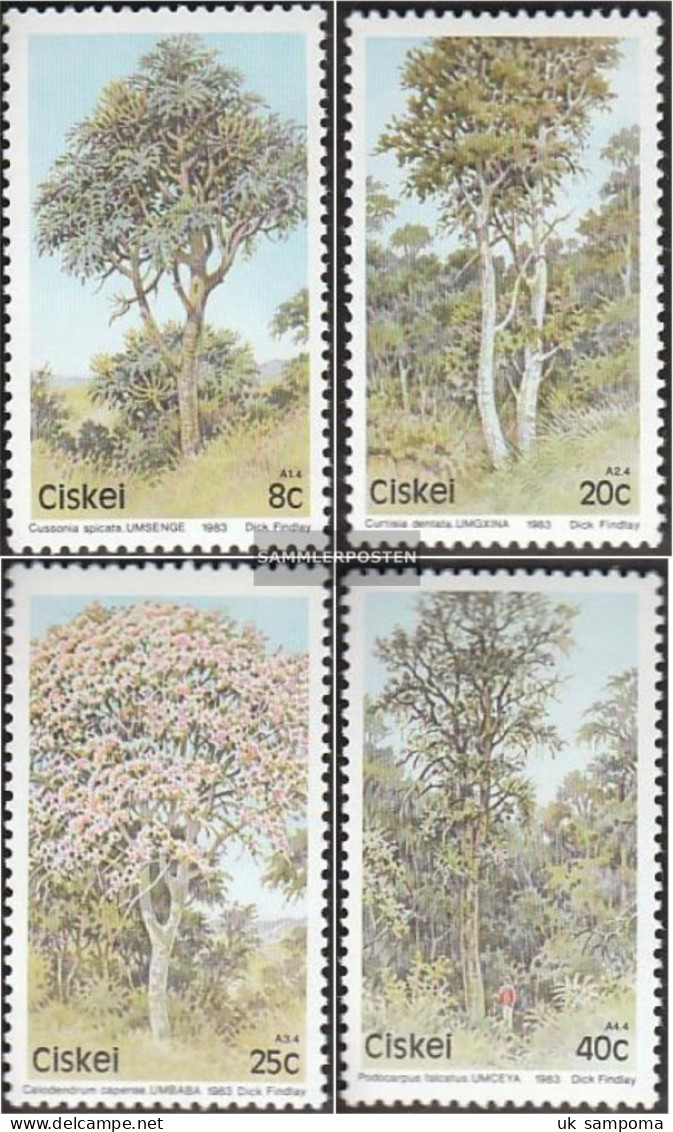 South Africa - Ciskei 34-37 (complete Issue) Unmounted Mint / Never Hinged 1983 Trees - Ciskei