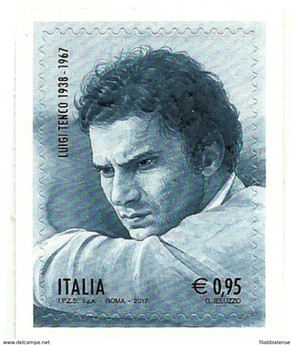 2017 - Italia 3810 Luigi Tenco ---- - Cantanti