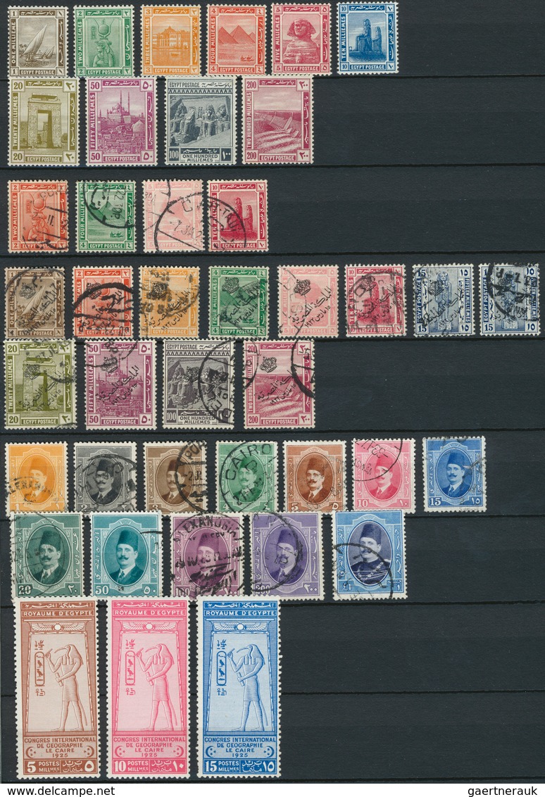 Ägypten: 1867-2000 Collection And Accumulation Of Mint And Used Stamps In Several Stockbooks, With S - Otros & Sin Clasificación