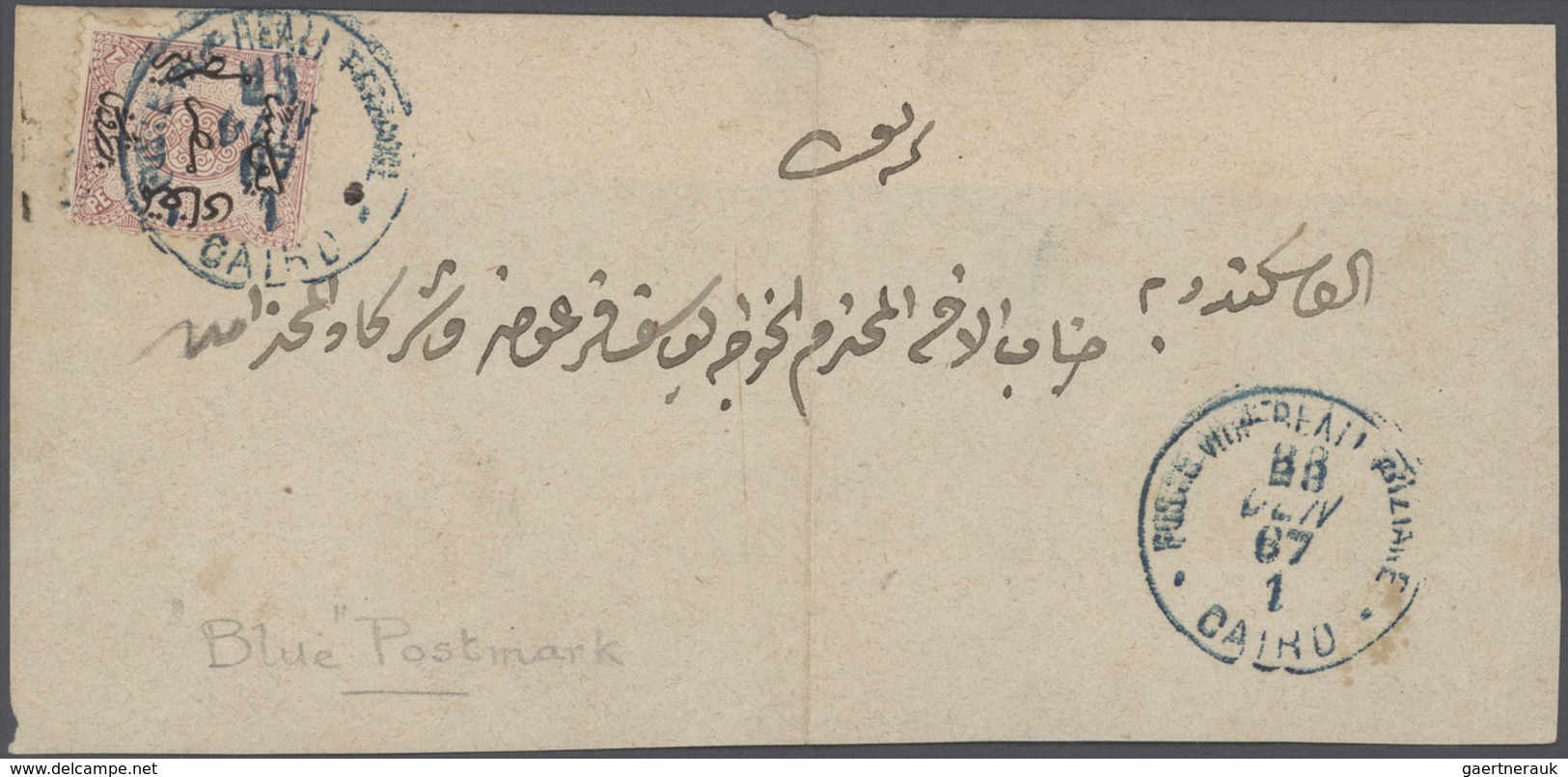 Ägypten: 1880's-1960's Ca.: About 500 Covers, Postcards, Picture Postcards, Some Parcel Cards, Posta - Other & Unclassified