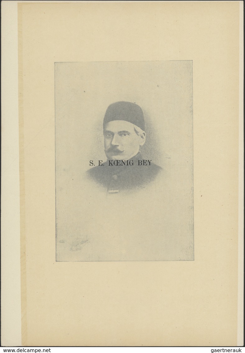 Ägypten: 1900-40, Album Containig Old Printings Of Ismail Pacha, Mariette Pacha, Abbas Helmy Pacha, - Otros & Sin Clasificación