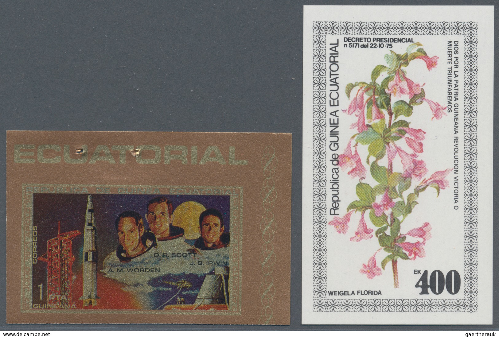 Äquatorialguinea: 1972/1980 (ca.), Enormous Accumulation In Glassines Etc. In Box With Stamps And Mi - Guinea Ecuatorial