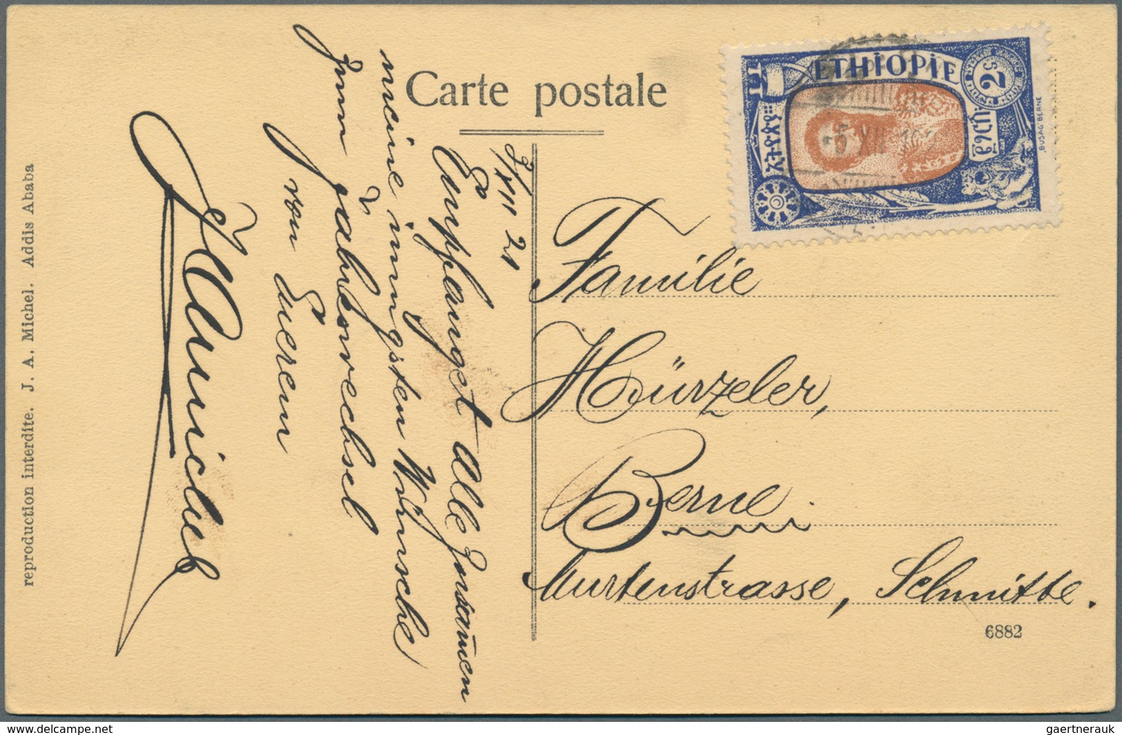 Äthiopien: 1921/73, Covers Used Foreign (7 Inc. One Ppc) Or Inland (14, Mostly Registered Inc. Expre - Ethiopie