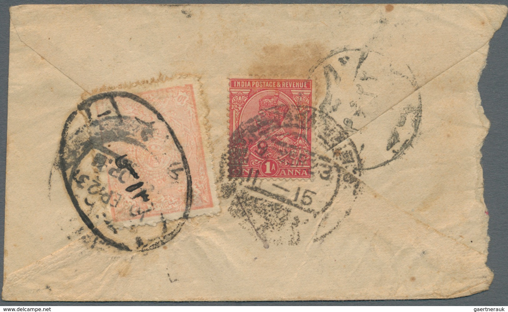 Afghanistan: 1909-1928: Collection Of 19 Pre-UPU Covers To India, From The Kabul Region Via The Nort - Afghanistan