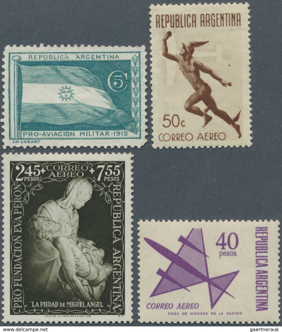 Argentinien: 1912-1980's AIRMIAL: Comprehensive Collection And Duplication Of Hundreds Of Airmail St - Otros & Sin Clasificación