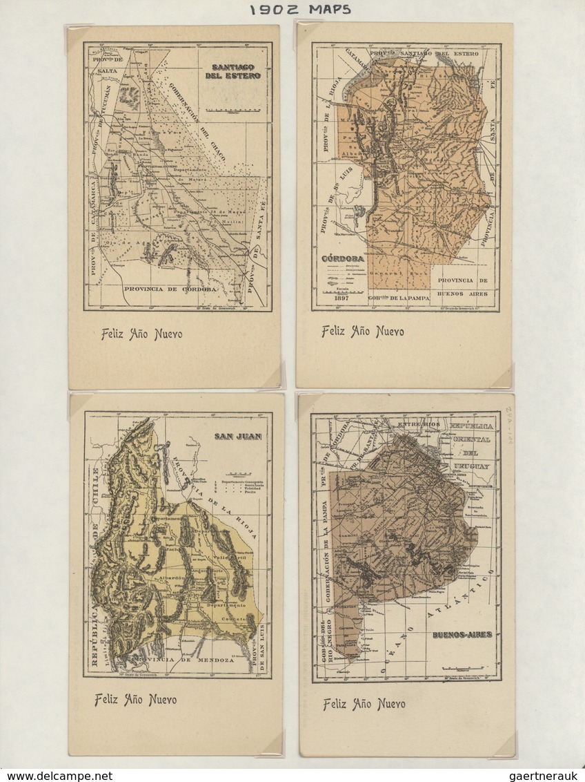 Argentinien - Ganzsachen: 1876/1952 Ca., Very Comprehensive And Detailed Collection With More Than 2 - Postal Stationery