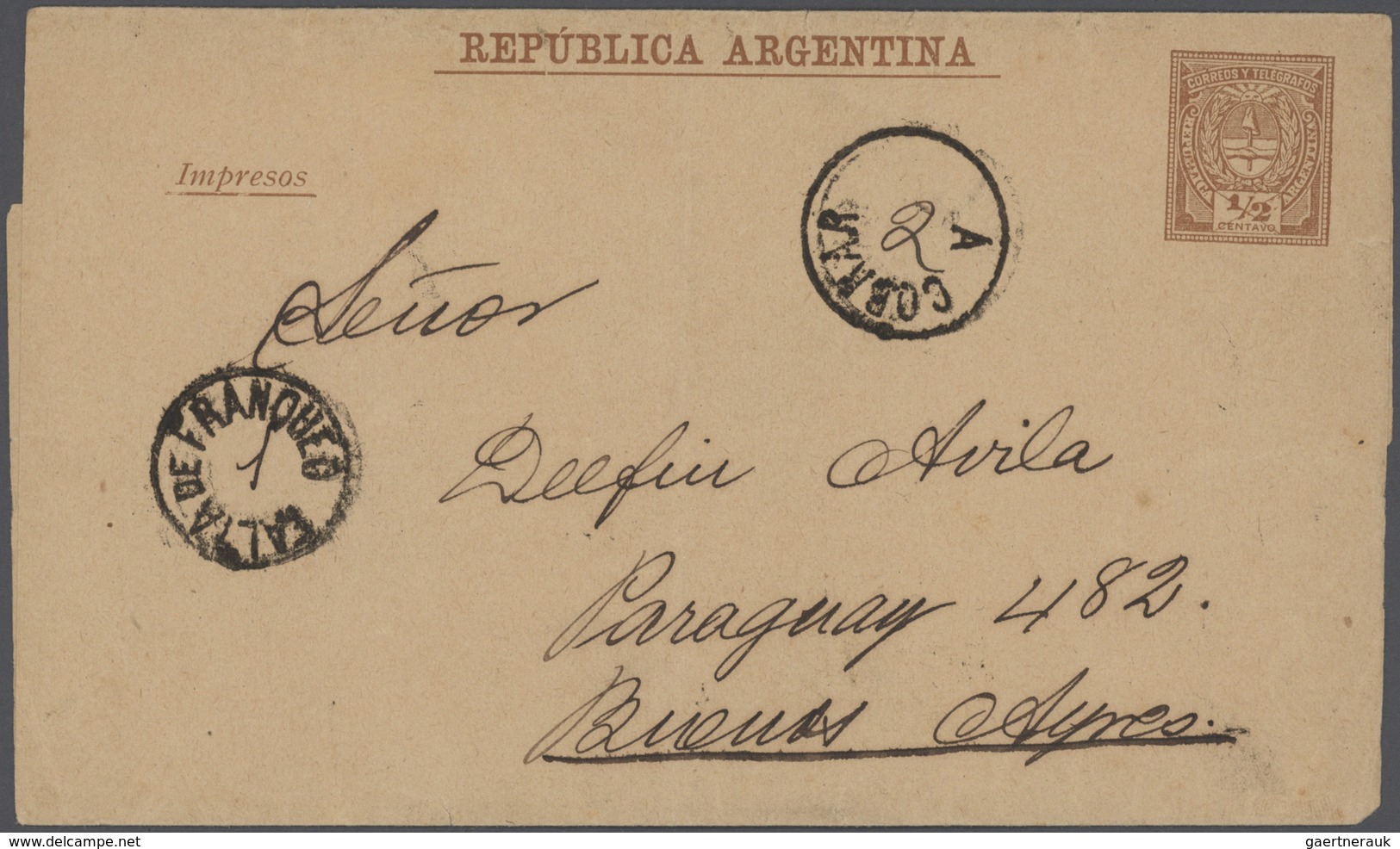 Argentinien - Ganzsachen: 1890/1903, Lot Of Apprx. 58 Used And Unused Stationeries, Comprising Cards - Enteros Postales